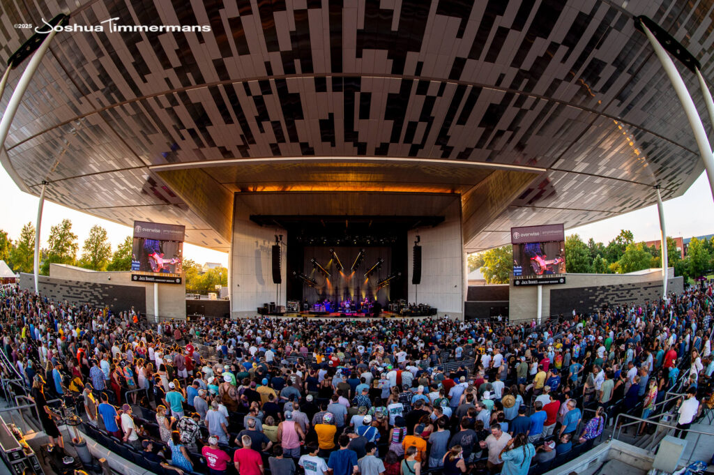 A moment from the Widespread Panic August 8, 2025 performance in Indianapolis, IN