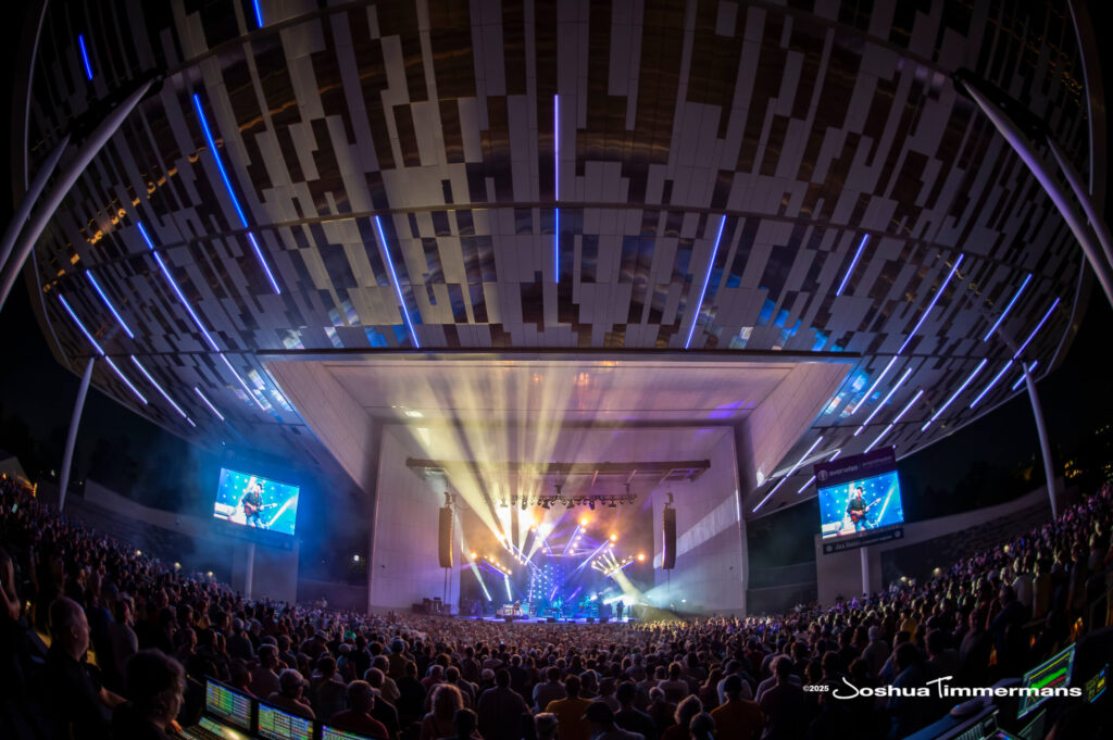 A moment from the Widespread Panic August 8, 2025 performance in Indianapolis, IN