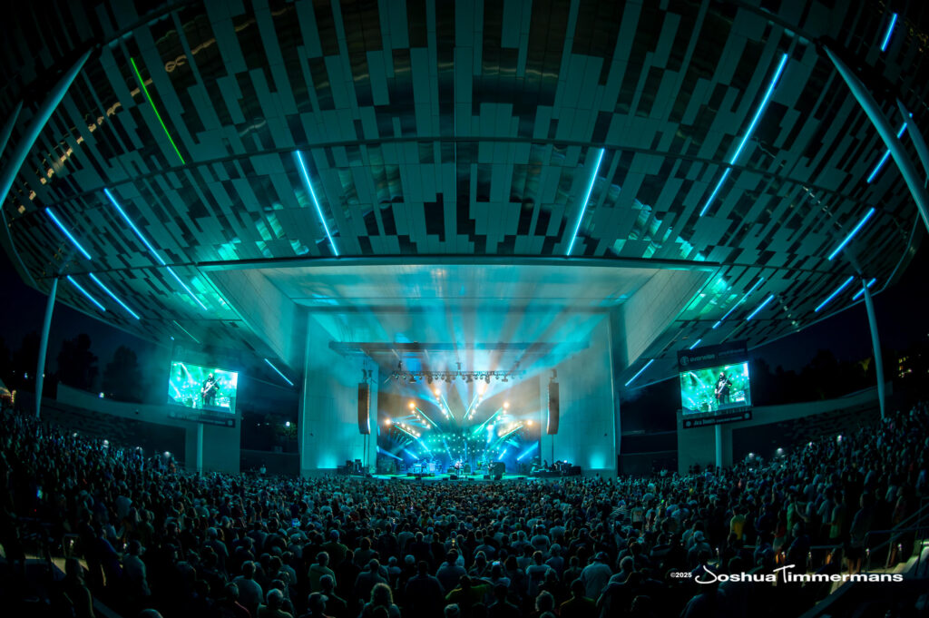 A moment from the Widespread Panic August 8, 2025 performance in Indianapolis, IN