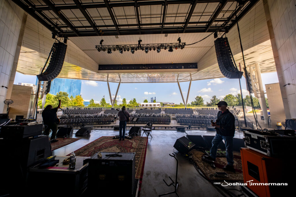 A moment from the Widespread Panic August 8, 2025 performance in Indianapolis, IN