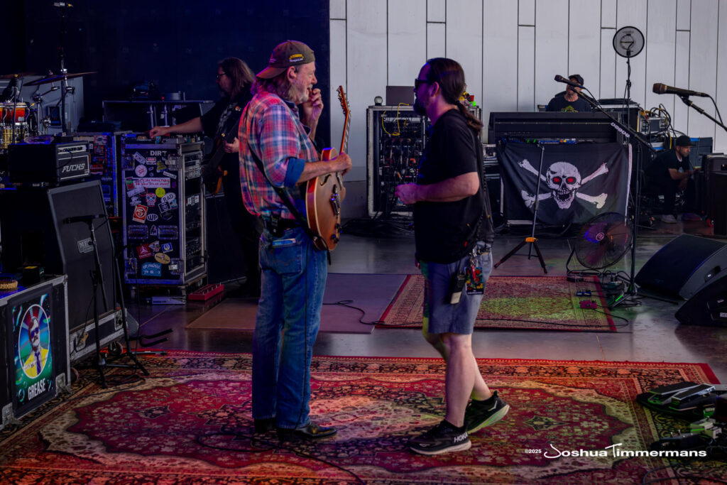 A moment from the Widespread Panic August 8, 2025 performance in Indianapolis, IN