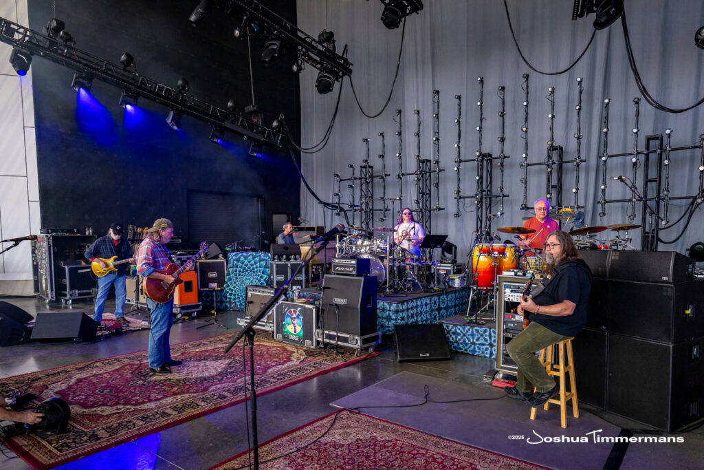 A moment from the Widespread Panic August 8, 2025 performance in Indianapolis, IN