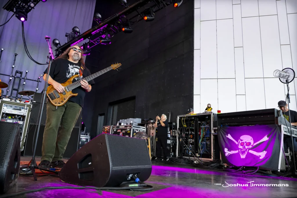 A moment from the Widespread Panic August 8, 2025 performance in Indianapolis, IN