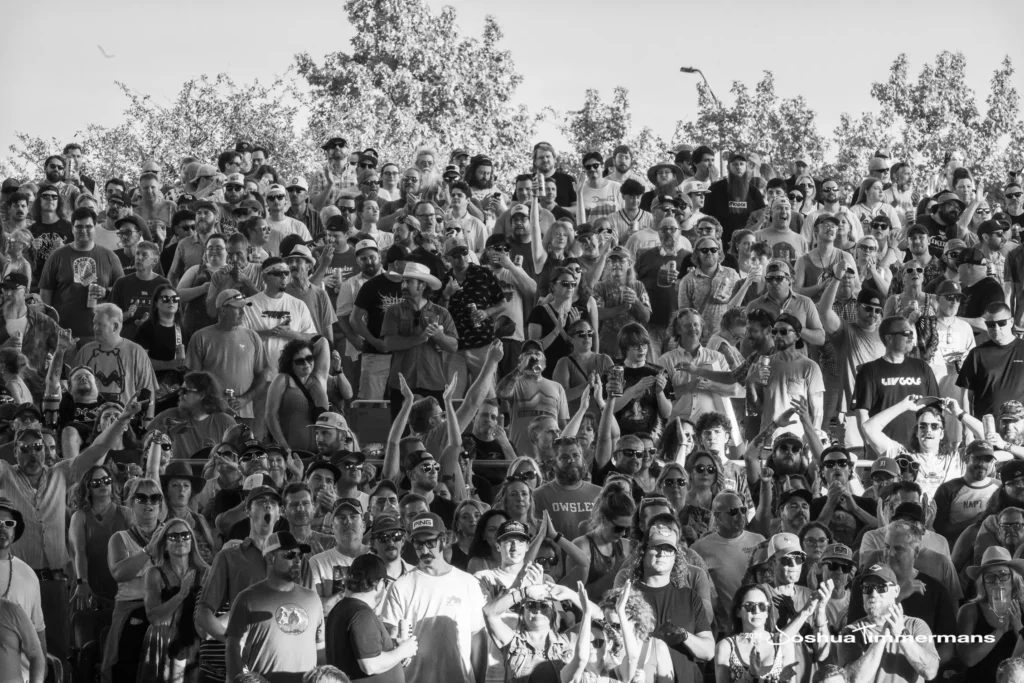 A moment from the Widespread Panic August 8, 2025 performance in Indianapolis, IN