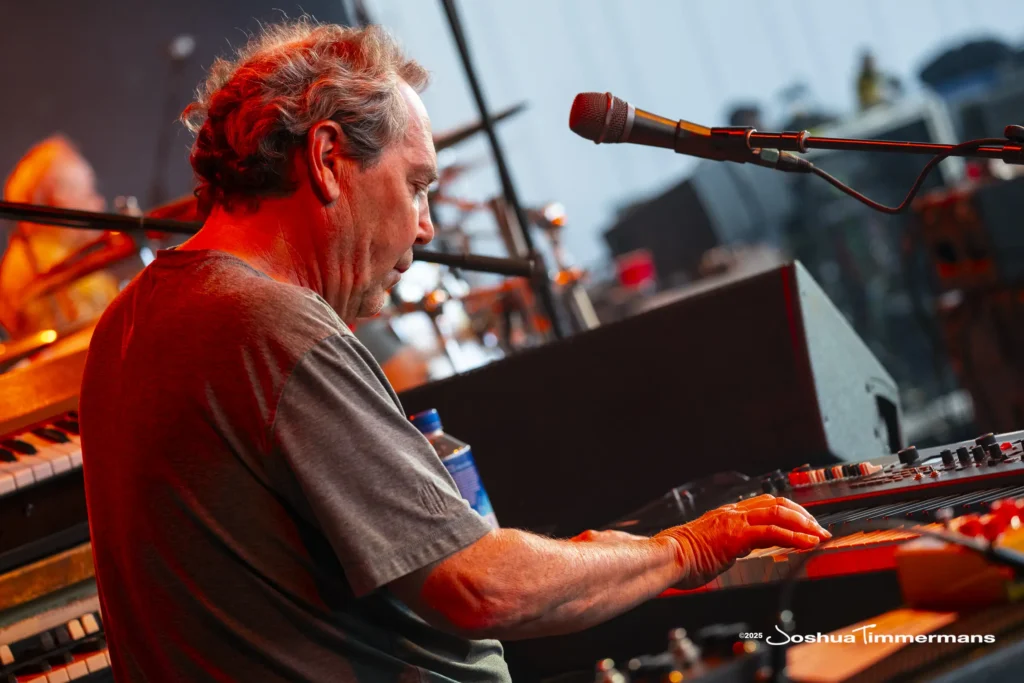 A moment from the Widespread Panic August 8, 2025 performance in Indianapolis, IN