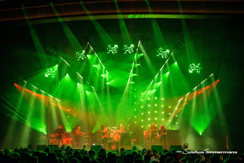 A moment from the Widespread Panic August 23, 2025 show at MGM Music Hall at Fenway in Boston, MA