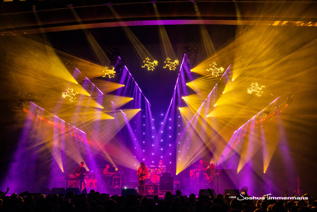 A moment from the Widespread Panic August 23, 2025 show at MGM Music Hall at Fenway in Boston, MA