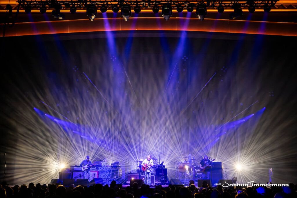 A moment from the Widespread Panic August 23, 2025 show at MGM Music Hall at Fenway in Boston, MA