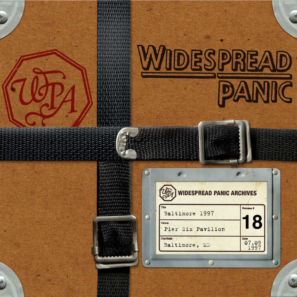 Album Cover for the Widespread Panic live release Baltimore 1997