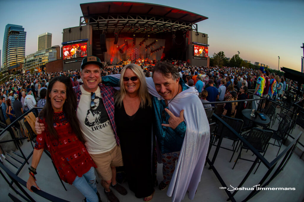 A moment from the Widespread Panic September 12, 2025 show at Allianz Amphitheater in Richmond, VA