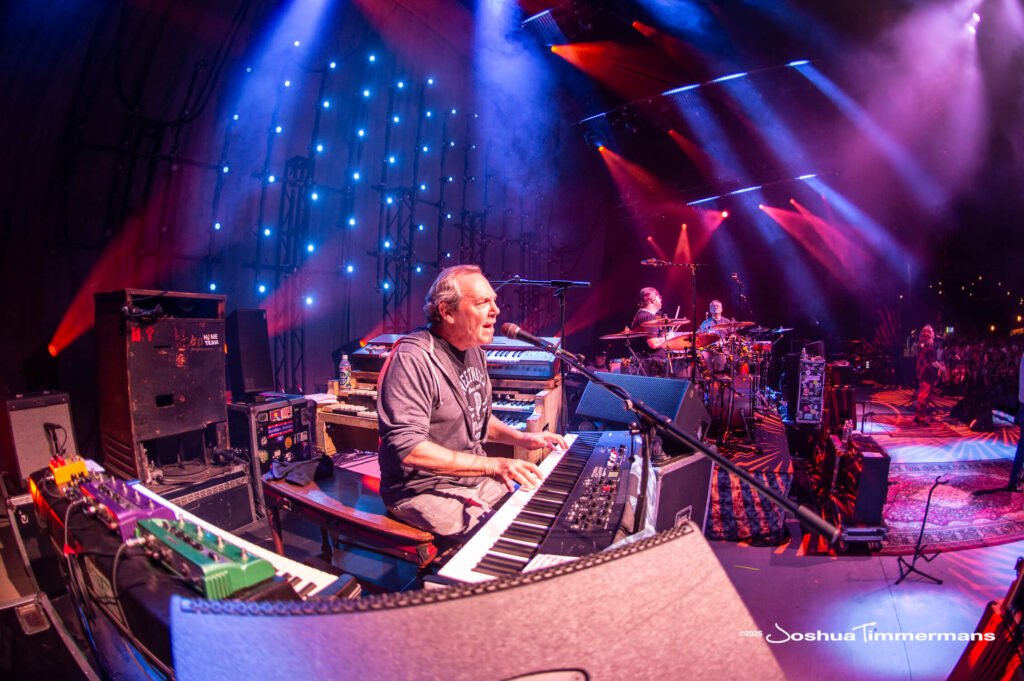 A moment from the Widespread Panic September 12, 2025 show at Allianz Amphitheater in Richmond, VA