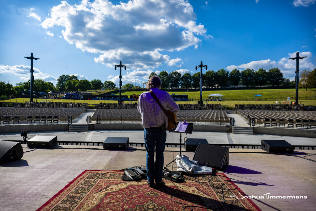 A moment from the Widespread Panic September 12, 2025 show at Allianz Amphitheater in Richmond, VA