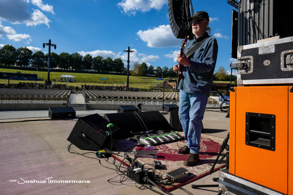 A moment from the Widespread Panic September 12, 2025 show at Allianz Amphitheater in Richmond, VA