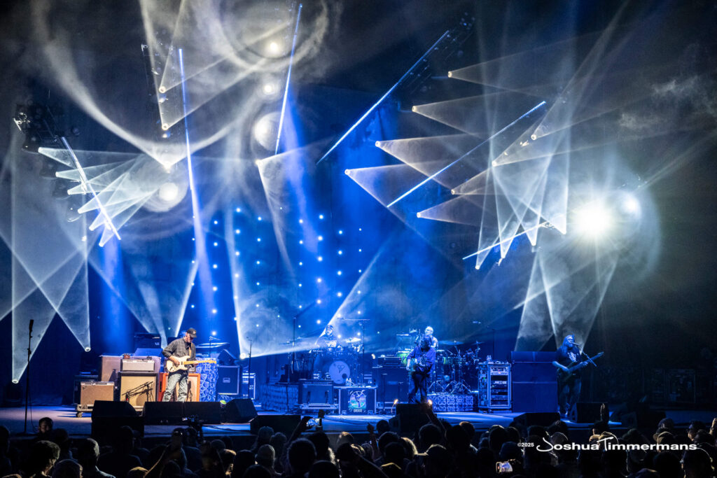 A moment from the Widespread Panic September 13, 2025 show at Allianz Amphitheater in Richmond, VA