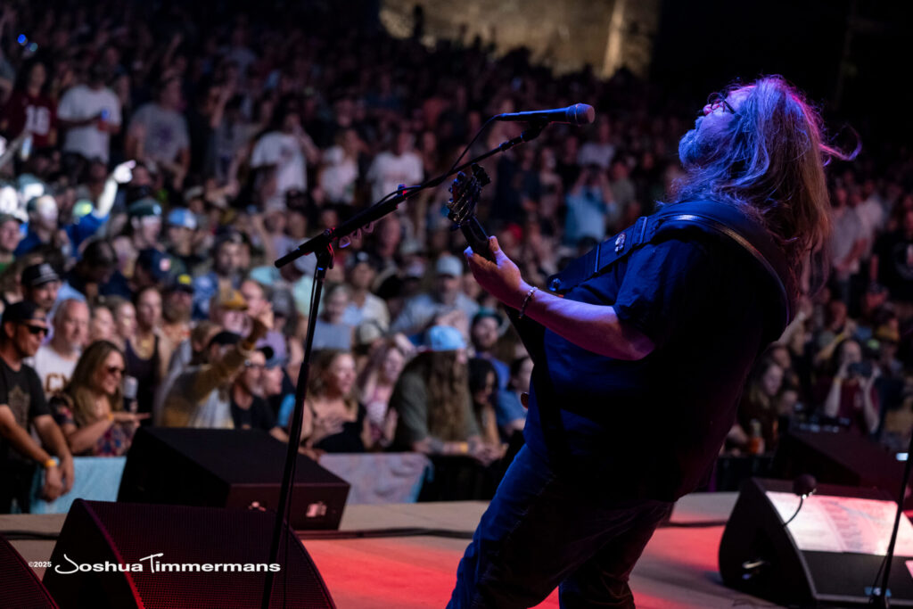 A moment from the Widespread Panic September 13, 2025 show at Allianz Amphitheater in Richmond, VA