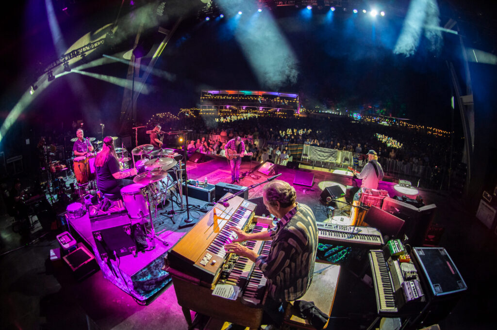 Widespread Panic performing live at Mempho Music Festival on Friday, October 3, 2025