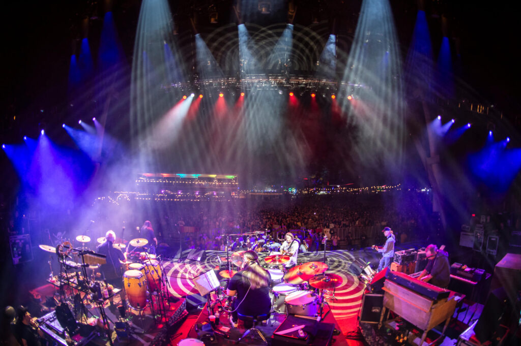 Widespread Panic performing live at Mempho Music Festival on Saturday, October 4, 2025