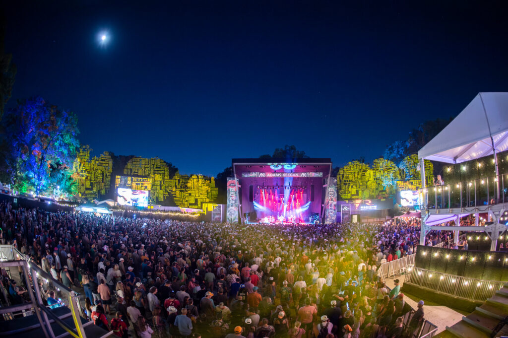 Widespread Panic performing live at Mempho Music Festival on Saturday, October 4, 2025