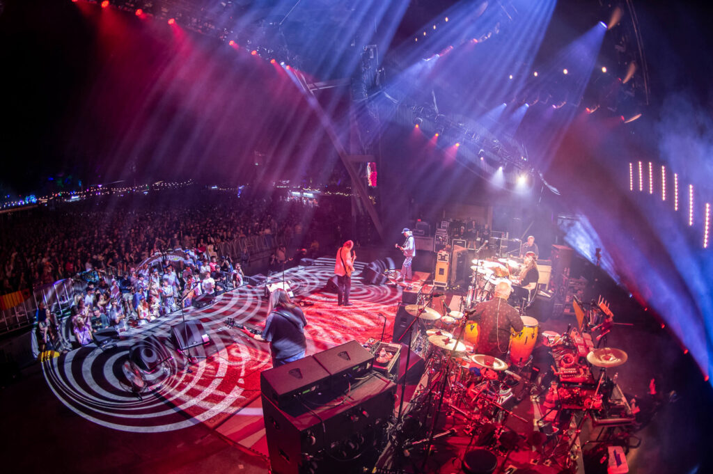 Widespread Panic performing live at Mempho Music Festival on Saturday, October 4, 2025