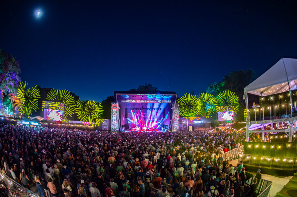 Widespread Panic performing live at Mempho Music Festival on Saturday, October 4, 2025