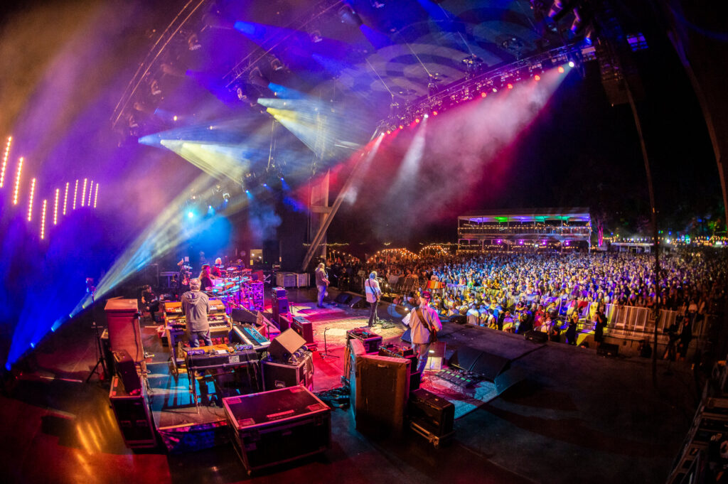 Widespread Panic performing live at Mempho Music Festival on Saturday, October 4, 2025