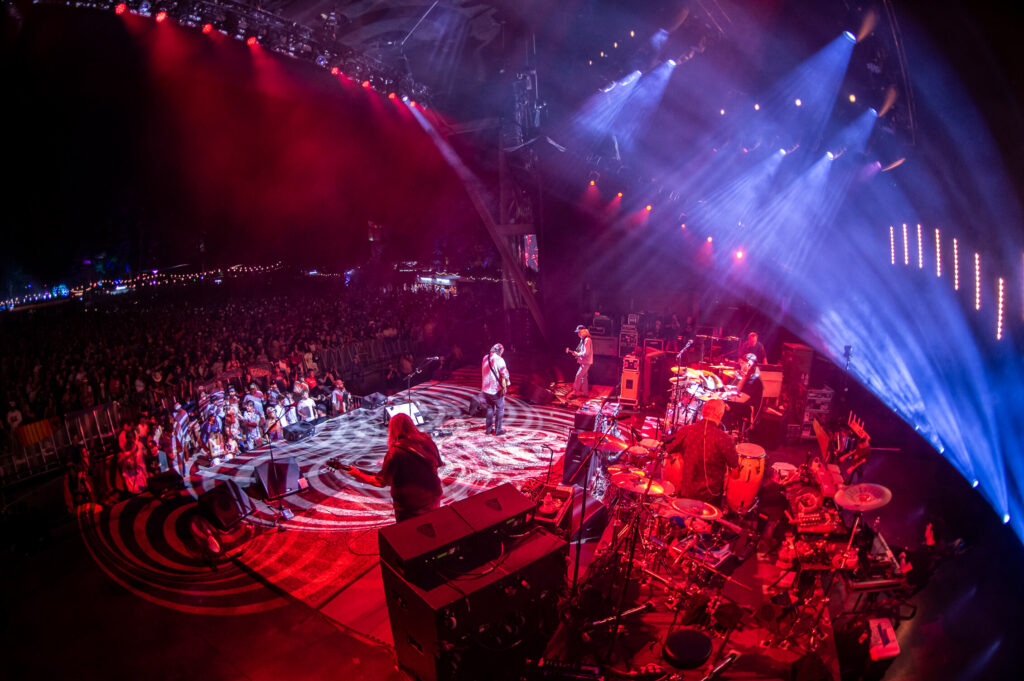 Widespread Panic performing live at Mempho Music Festival on Saturday, October 4, 2025