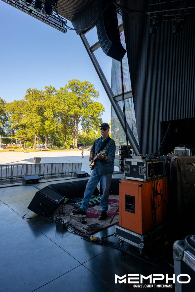 Widespread Panic performing during soundcheck at Mempho Music Festival on Thursday, October 2, 2025.