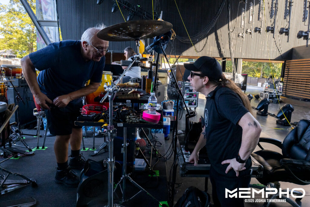 Widespread Panic performing during soundcheck at Mempho Music Festival on Thursday, October 2, 2025.