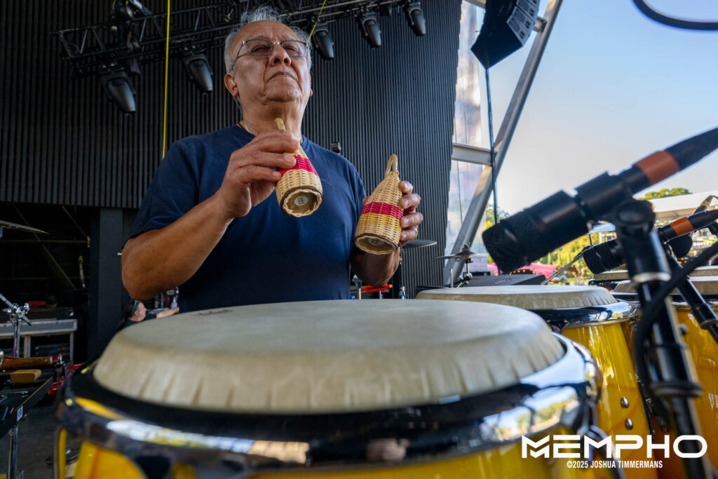 Widespread Panic performing during soundcheck at Mempho Music Festival on Thursday, October 2, 2025.