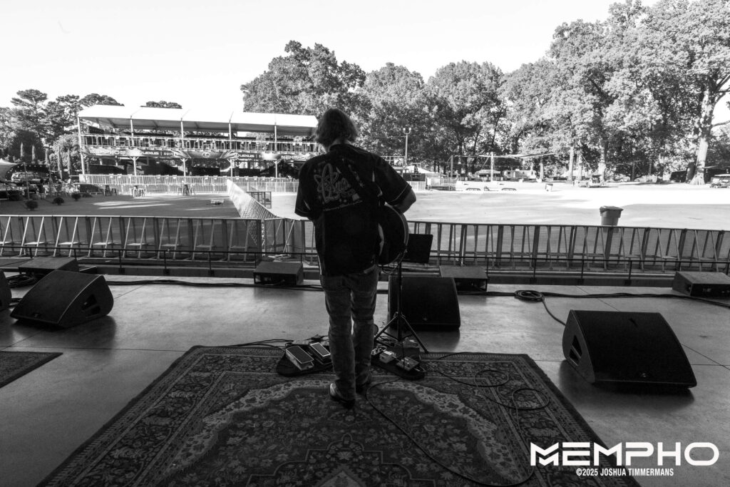 Widespread Panic performing during soundcheck at Mempho Music Festival on Thursday, October 2, 2025.