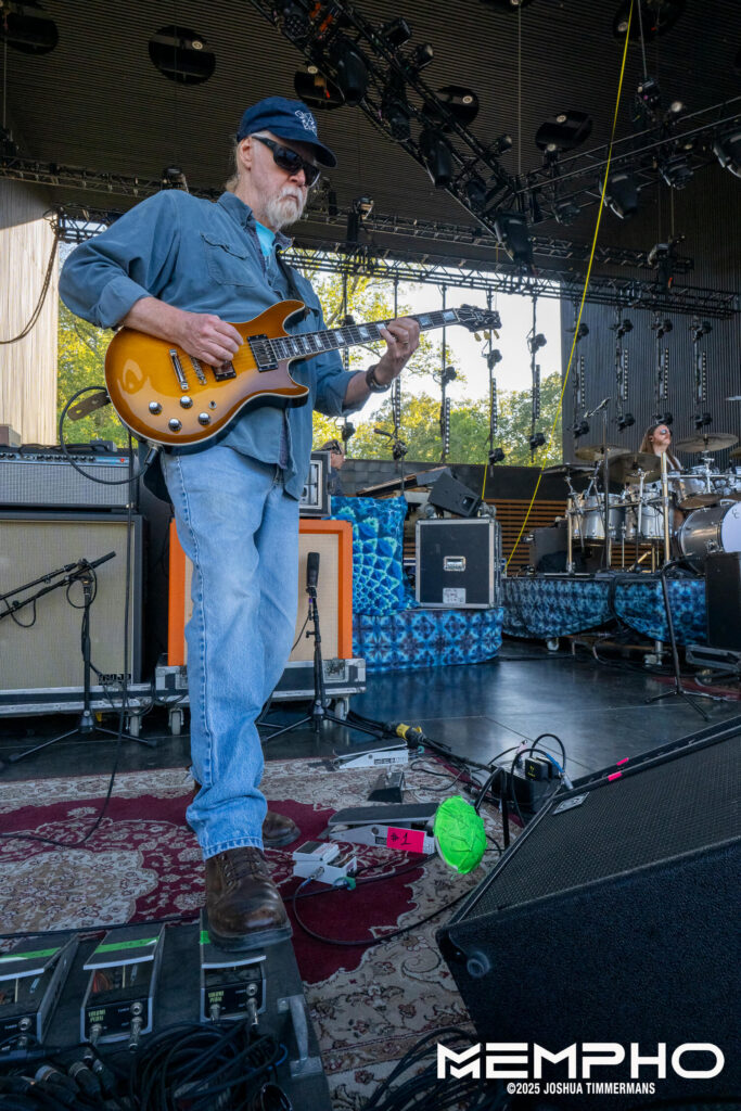 Widespread Panic performing during soundcheck at Mempho Music Festival on Thursday, October 2, 2025.