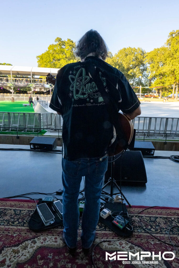 Widespread Panic performing during soundcheck at Mempho Music Festival on Thursday, October 2, 2025.