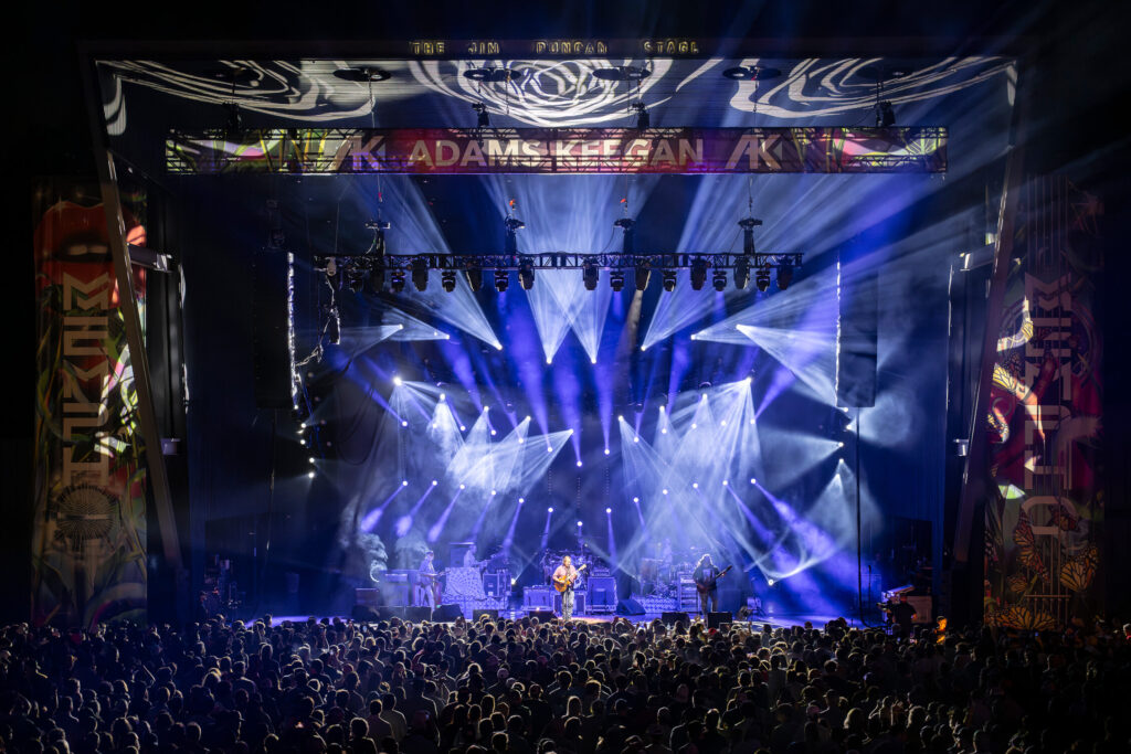 Widespread Panic performing live at Mempho Music Festival on Friday, October 3, 2025