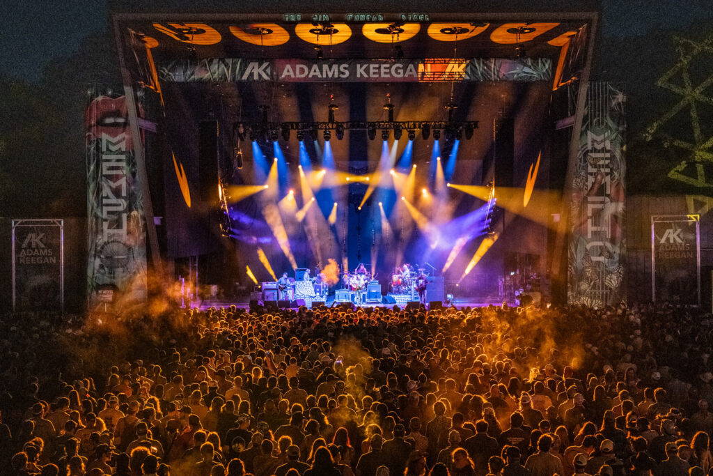 Widespread Panic performing live at Mempho Music Festival on Friday, October 3, 2025