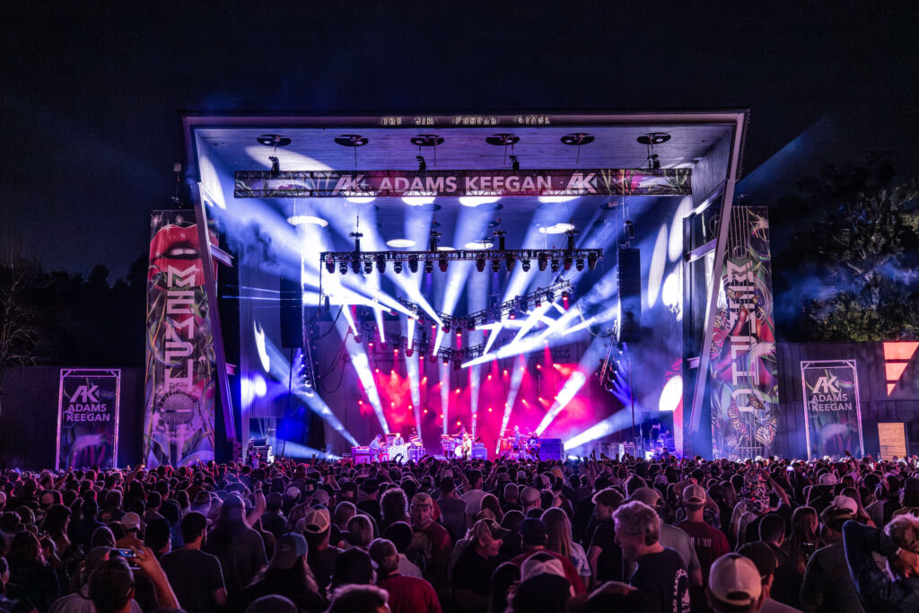 Widespread Panic performing live at Mempho Music Festival on Saturday, October 4, 2025