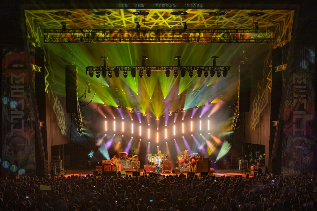 Widespread Panic performing live at Mempho Music Festival on Saturday, October 4, 2025