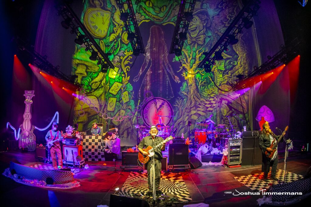 Widespread Panic performing on Halloween night at Enmarket Arena in Savannah, GA on Friday, October 31, 2025