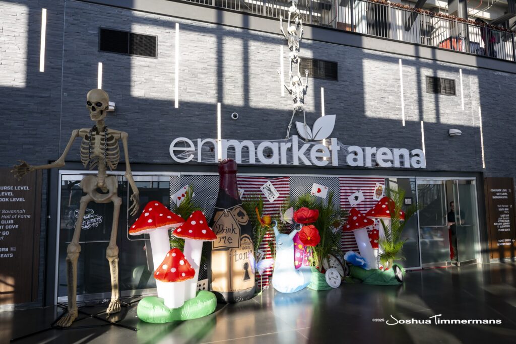 Widespread Panic performing on Halloween night at Enmarket Arena in Savannah, GA on Friday, October 31, 2025