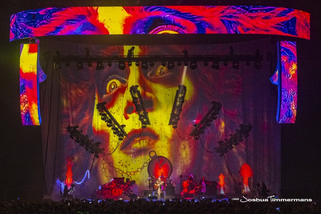 Widespread Panic performing on Halloween night at Enmarket Arena in Savannah, GA on Friday, October 31, 2025