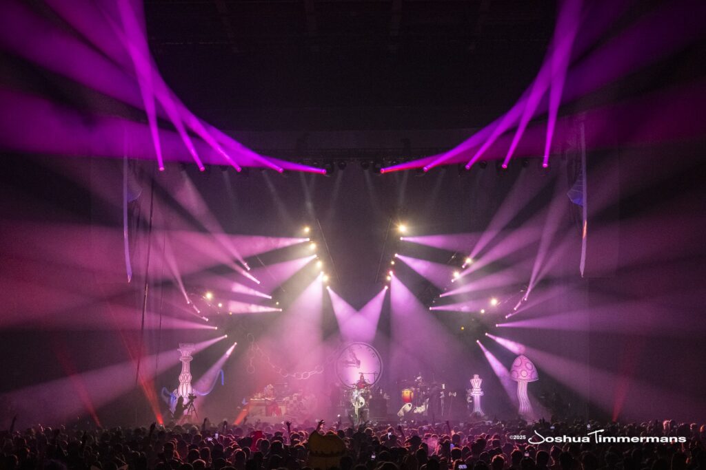 Widespread Panic performing on Halloween night at Enmarket Arena in Savannah, GA on Friday, October 31, 2025