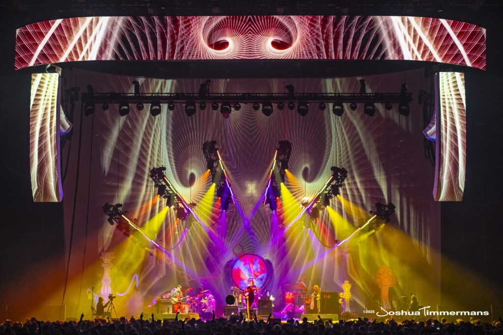 Widespread Panic performing on Halloween night at Enmarket Arena in Savannah, GA on Friday, October 31, 2025