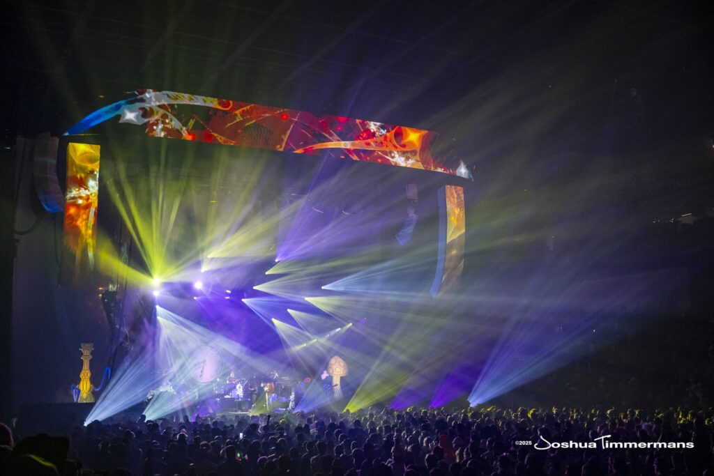 Widespread Panic performing on Halloween night at Enmarket Arena in Savannah, GA on Friday, October 31, 2025
