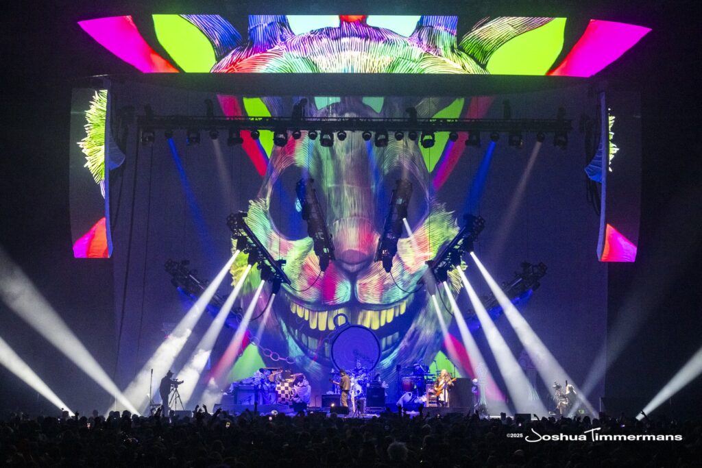 Widespread Panic performing on Halloween night at Enmarket Arena in Savannah, GA on Friday, October 31, 2025