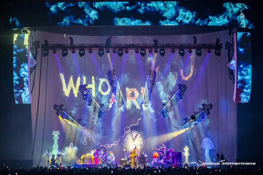 Widespread Panic performing on Halloween night at Enmarket Arena in Savannah, GA on Friday, October 31, 2025