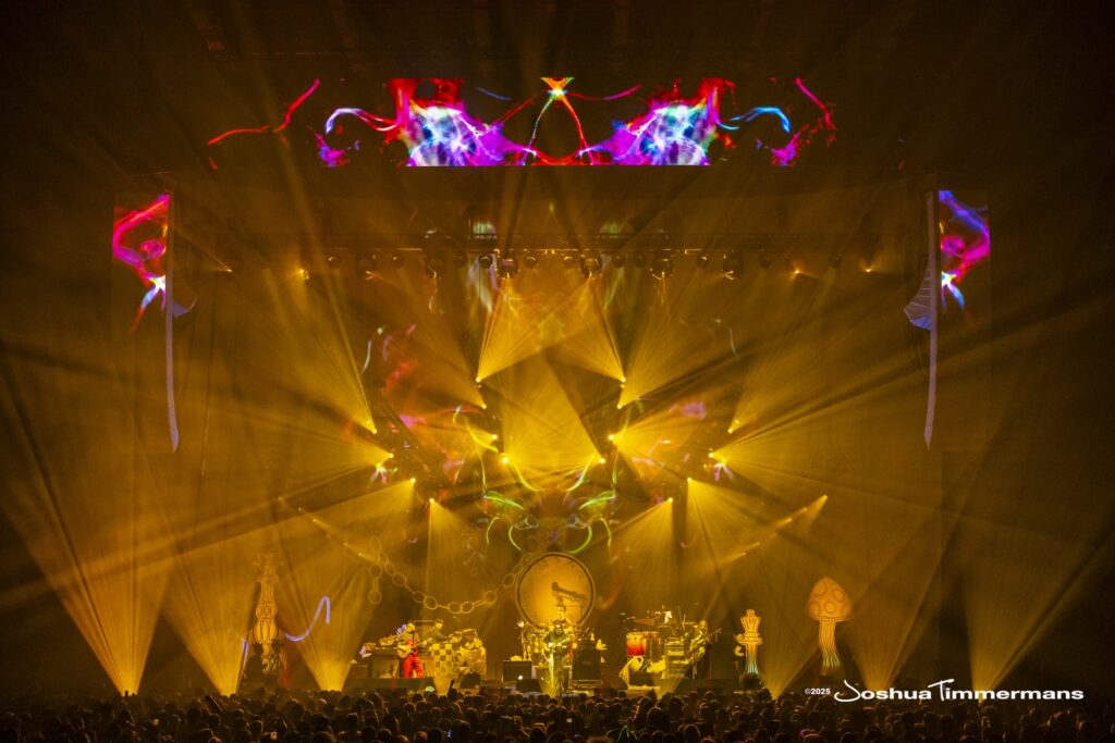 Widespread Panic performing on Halloween night at Enmarket Arena in Savannah, GA on Friday, October 31, 2025