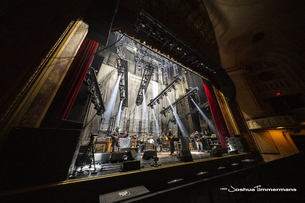 Widespread Panic during soundcheck at The Capitol Theatre in Port Chester, NY on Thursday, November 20, 2025