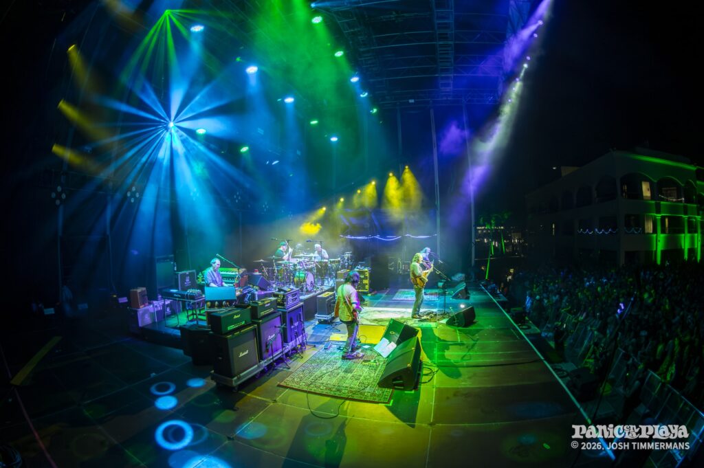 Widespread Panic live at Panic en la Playa Trece on Wednesday, January 21, 2026