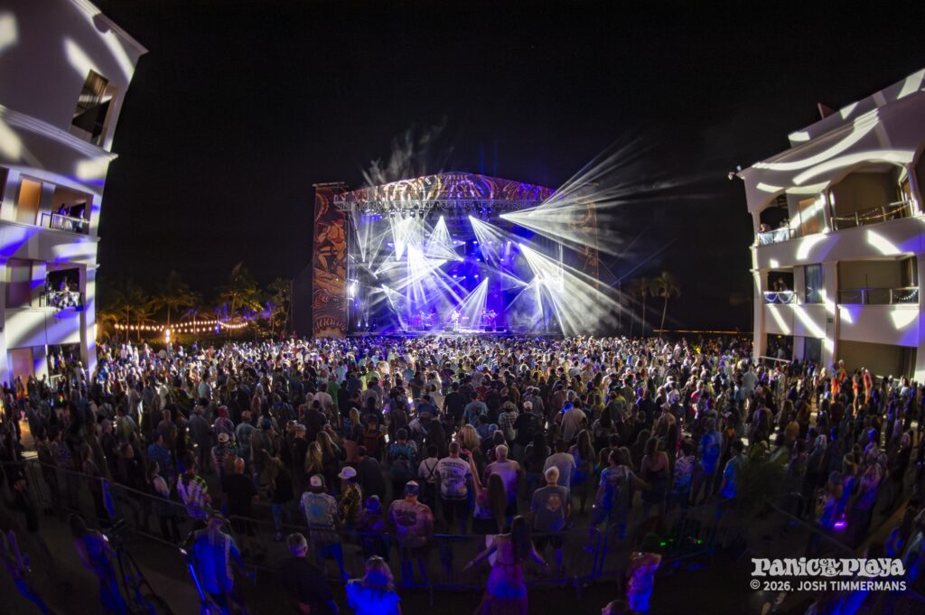 Widespread Panic live at Panic en la Playa Trece on Wednesday, January 21, 2026