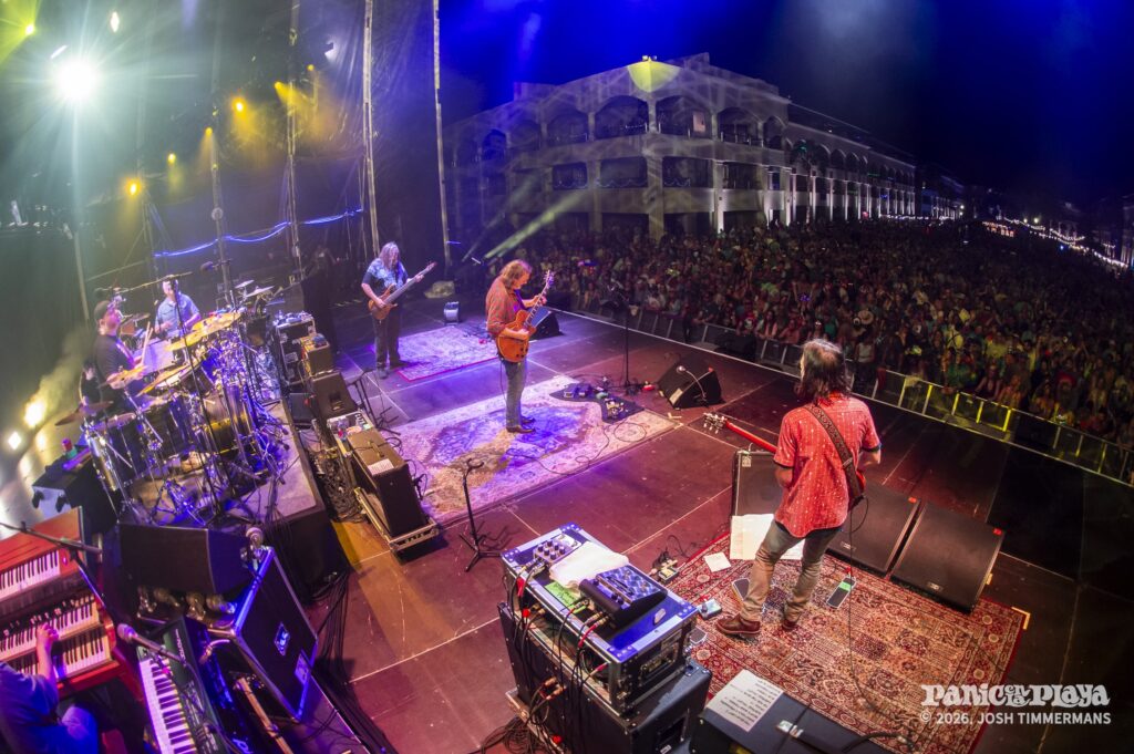 Widespread Panic live at Panic en la Playa Trece on Wednesday, January 21, 2026