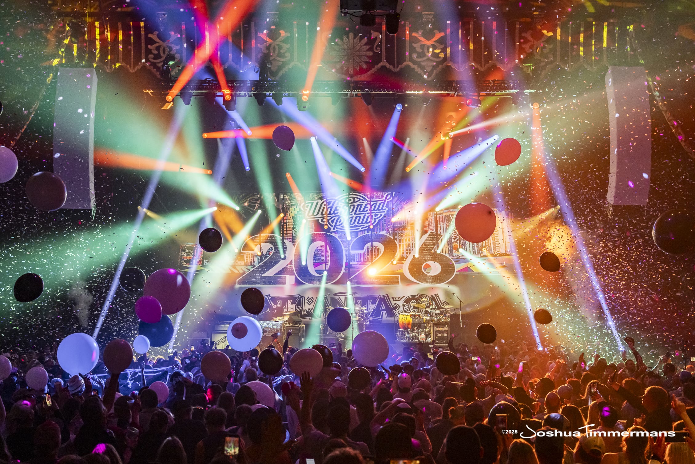 Widespread Panic performing at The Fox Theatre in Atlanta, GA on Wednesday, December 31, 2025